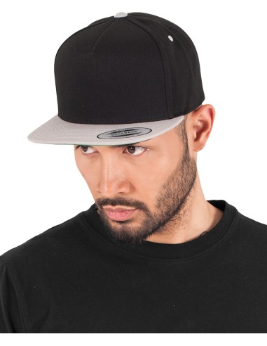 F-6007T-Classic 5 Panel Snapback Cap